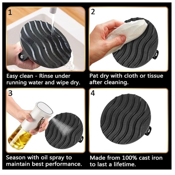 🍔 Cast Iron Burger Press - Picture 8 of 9